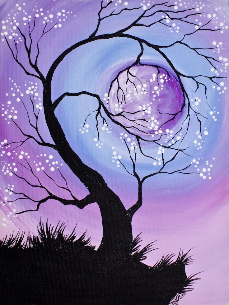 Cherry Tree Holding The Moon